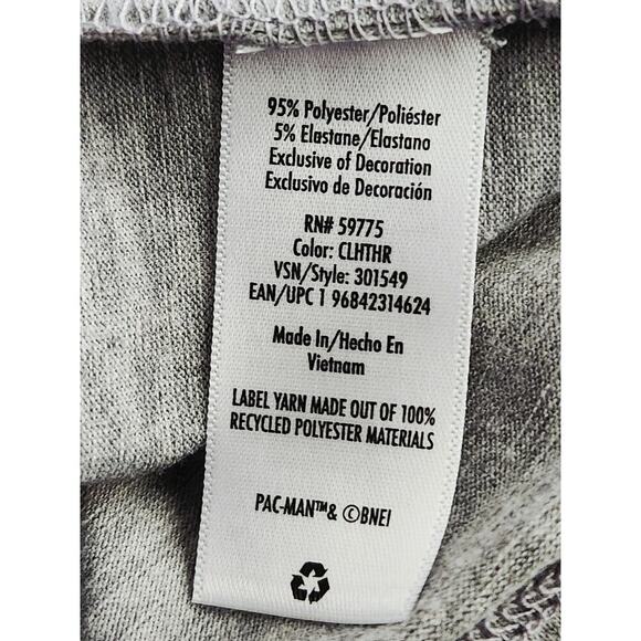 Justice Girls Pac-Man Cropped Graphic Tee Juniors Size M (10) - Picture 7 of 8